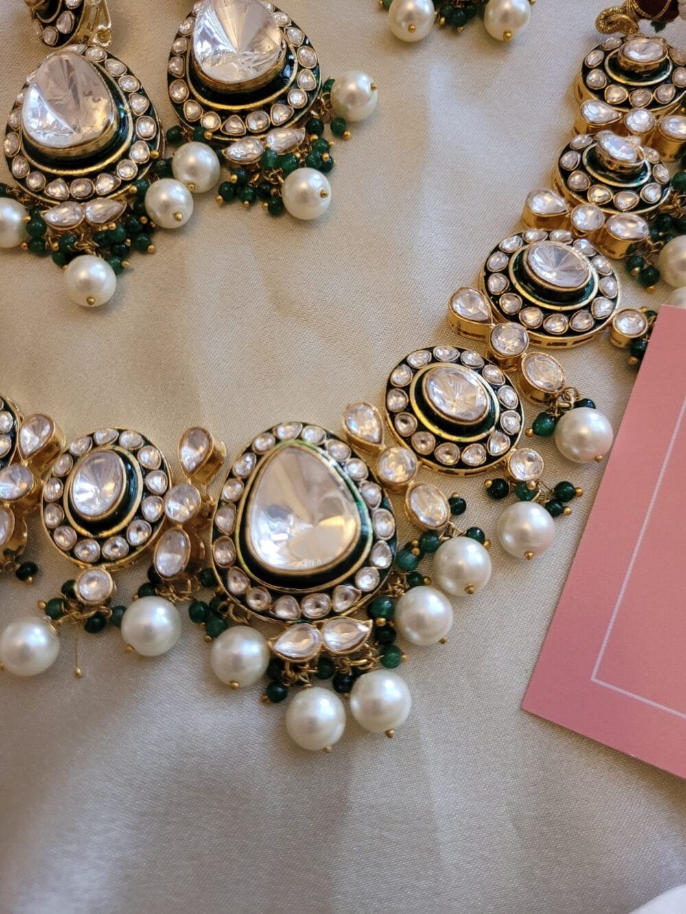 Rhea Polki Necklace Set - Image 6