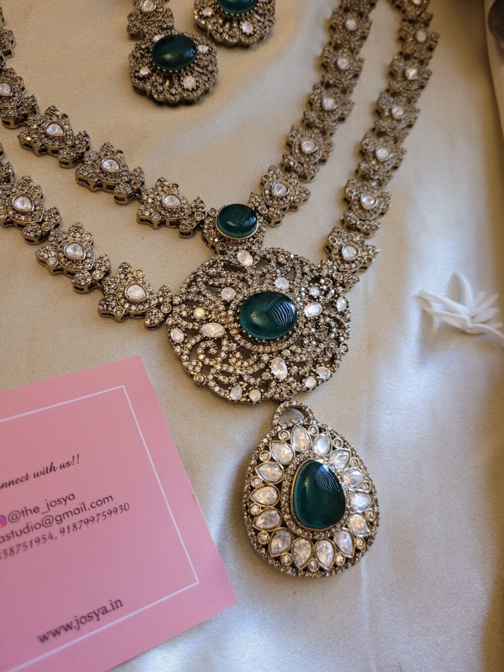 Nitya Polki Necklace Set - Image 2