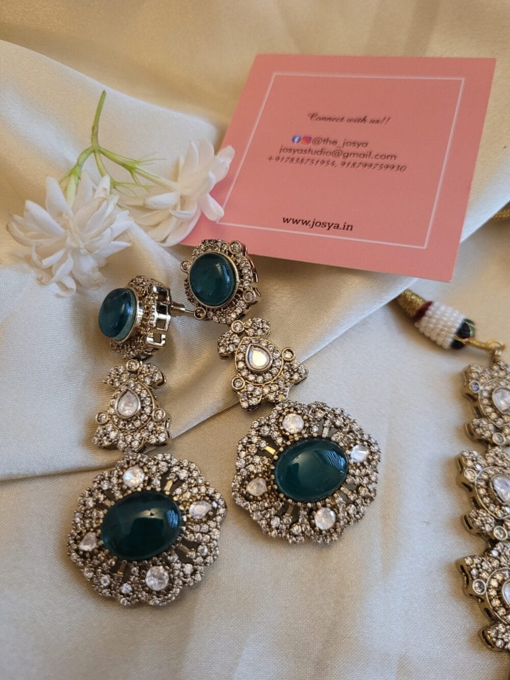 Nitya Polki Necklace Set - Image 3
