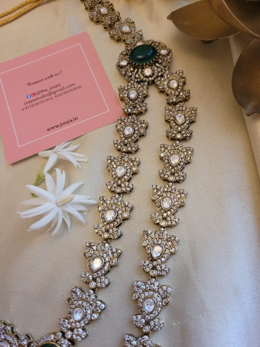 Nitya Polki Necklace Set - Image 5