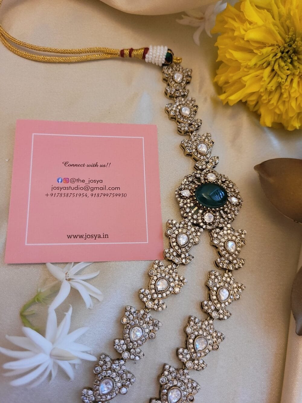 Nitya Polki Necklace Set - Image 6