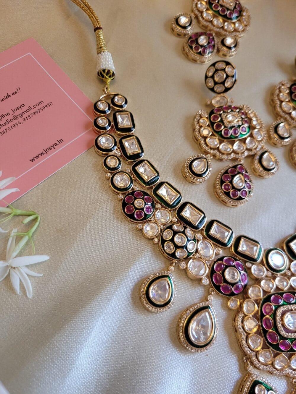 Mirana Polki Necklace Set - Image 5