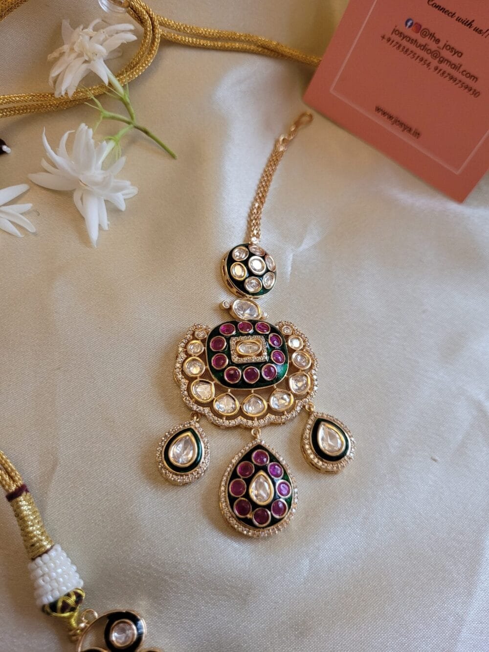 Mirana Polki Necklace Set - Image 2