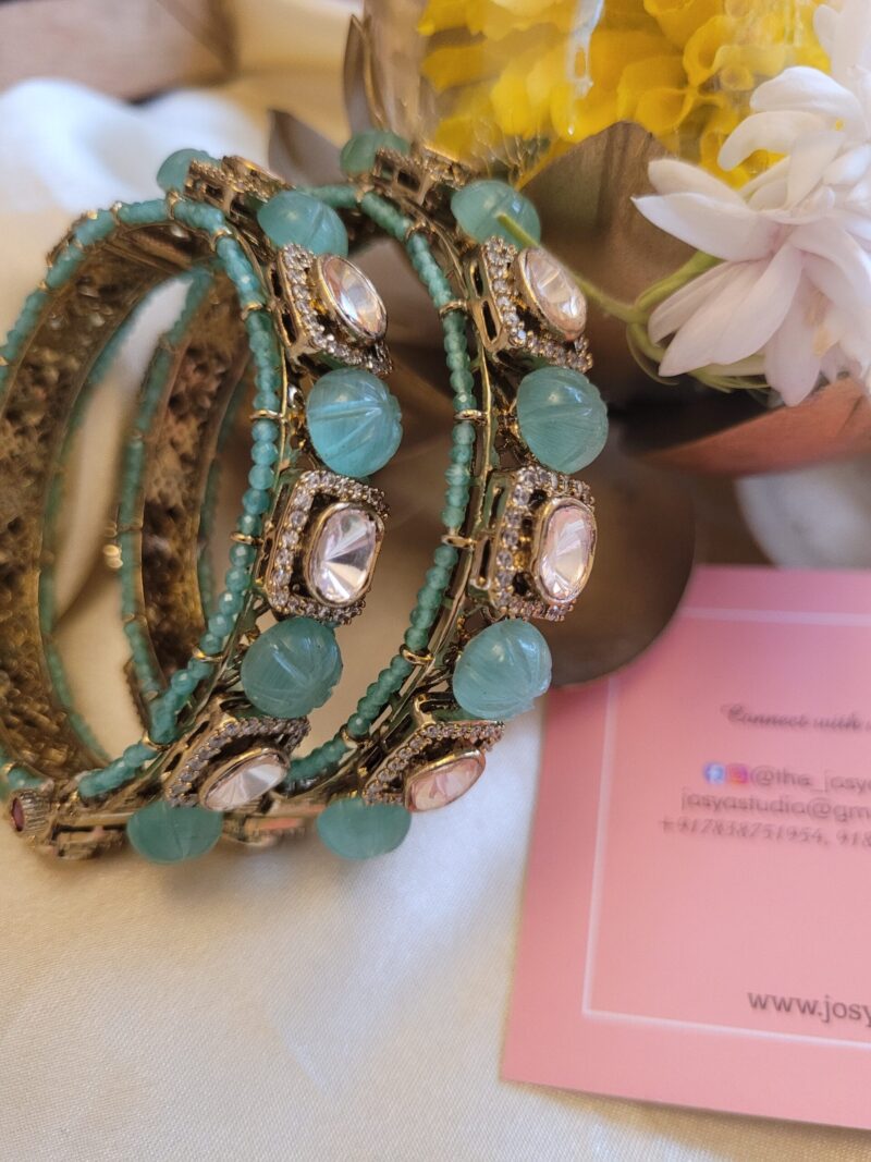 Anvi Polki Bangles - Image 7