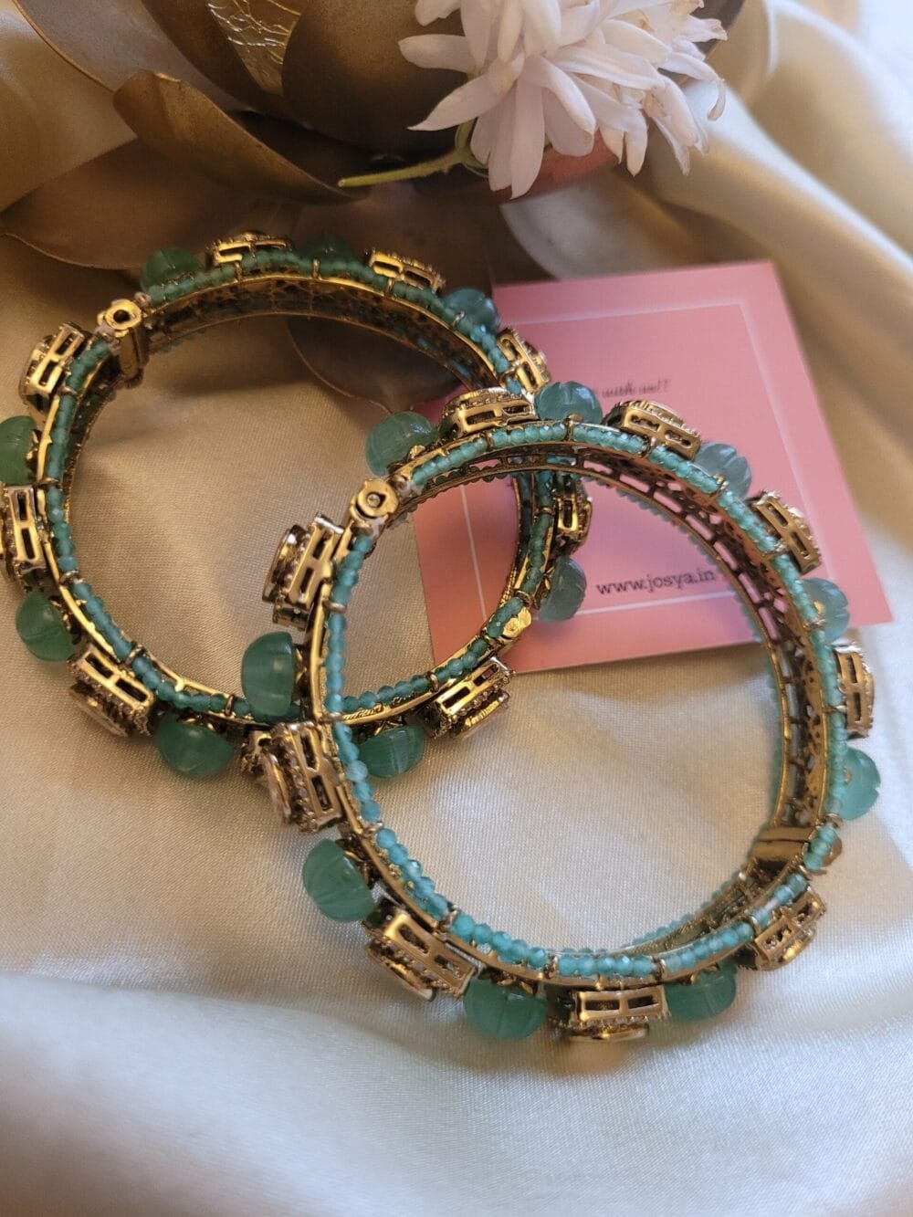 Anvi Polki Bangles - Image 6