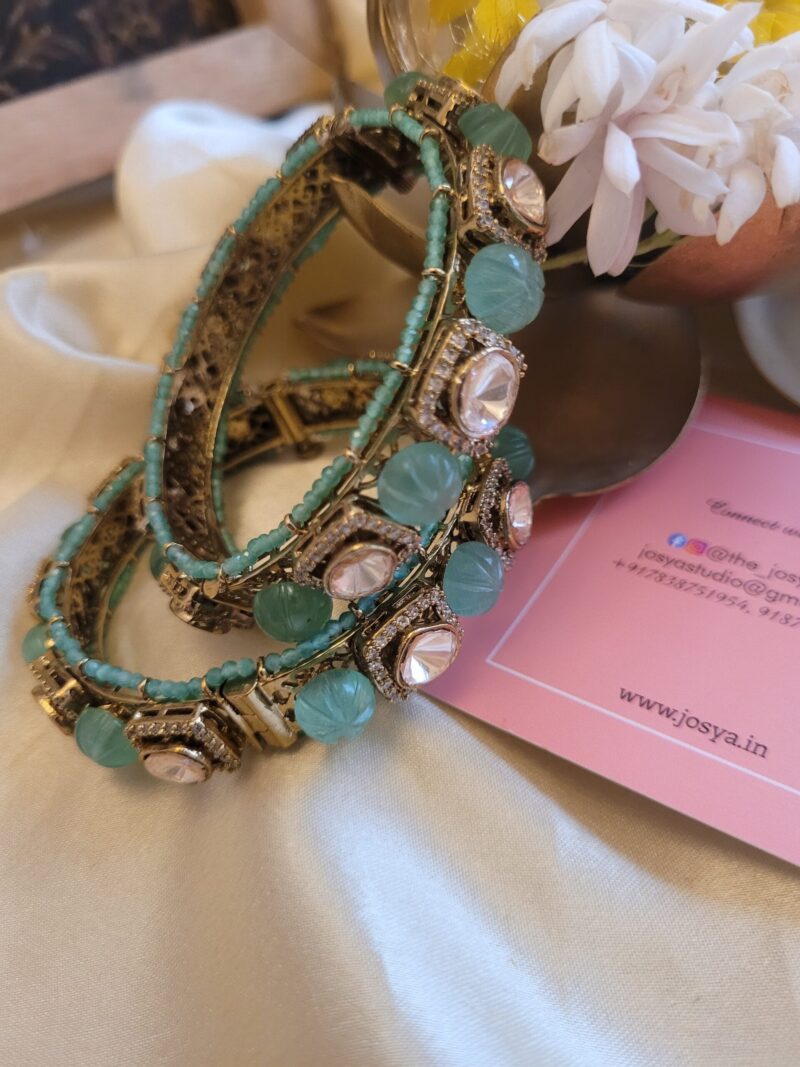 Anvi Polki Bangles - Image 5