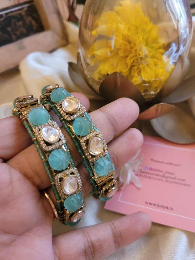 Anvi Polki Bangles - Image 4
