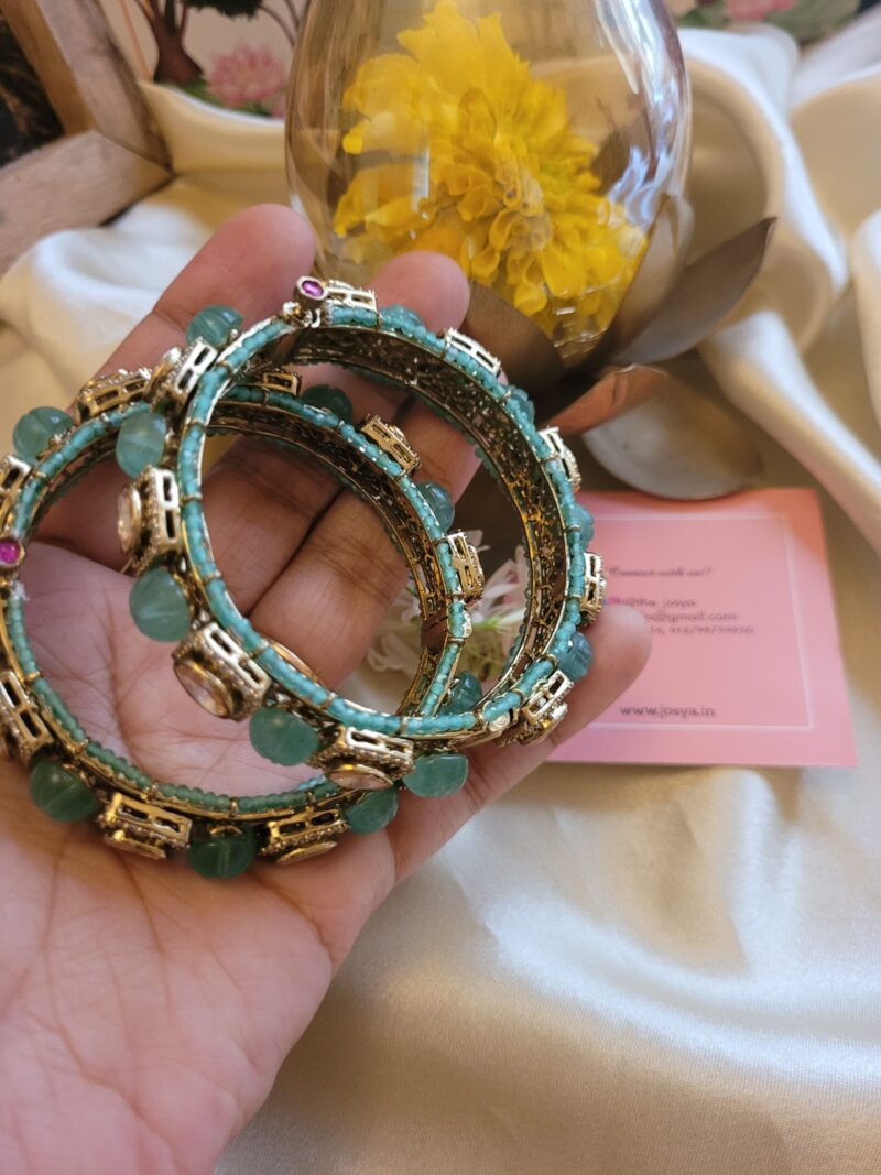 Anvi Polki Bangles - Image 3