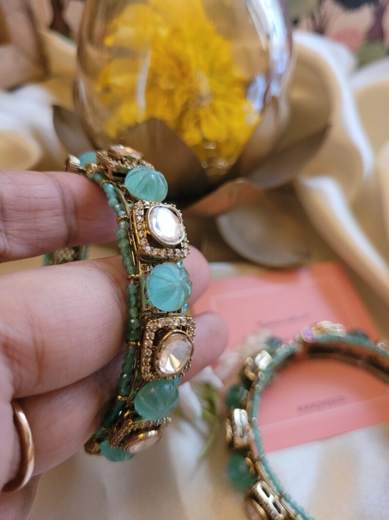 Anvi Polki Bangles - Image 2