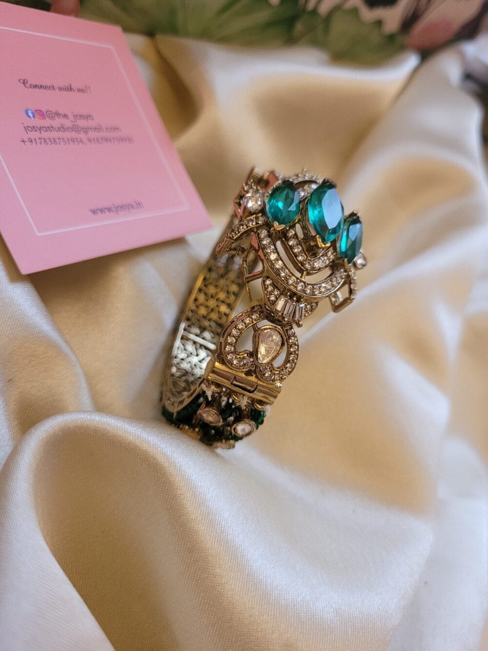 Ayesha Polki Bracelet - Image 2