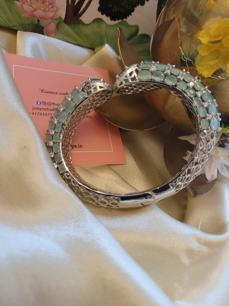 Minty Diamond Bracelet - Image 4