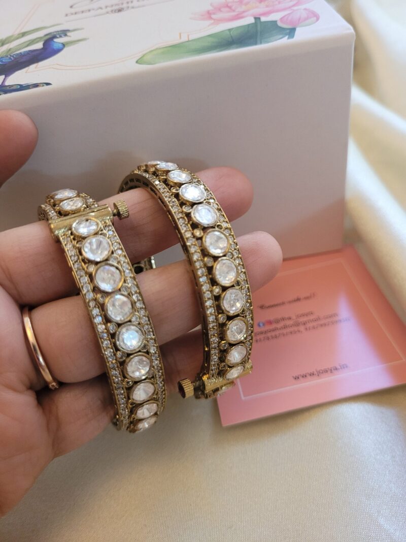 Veda Polki Bangles - Image 2