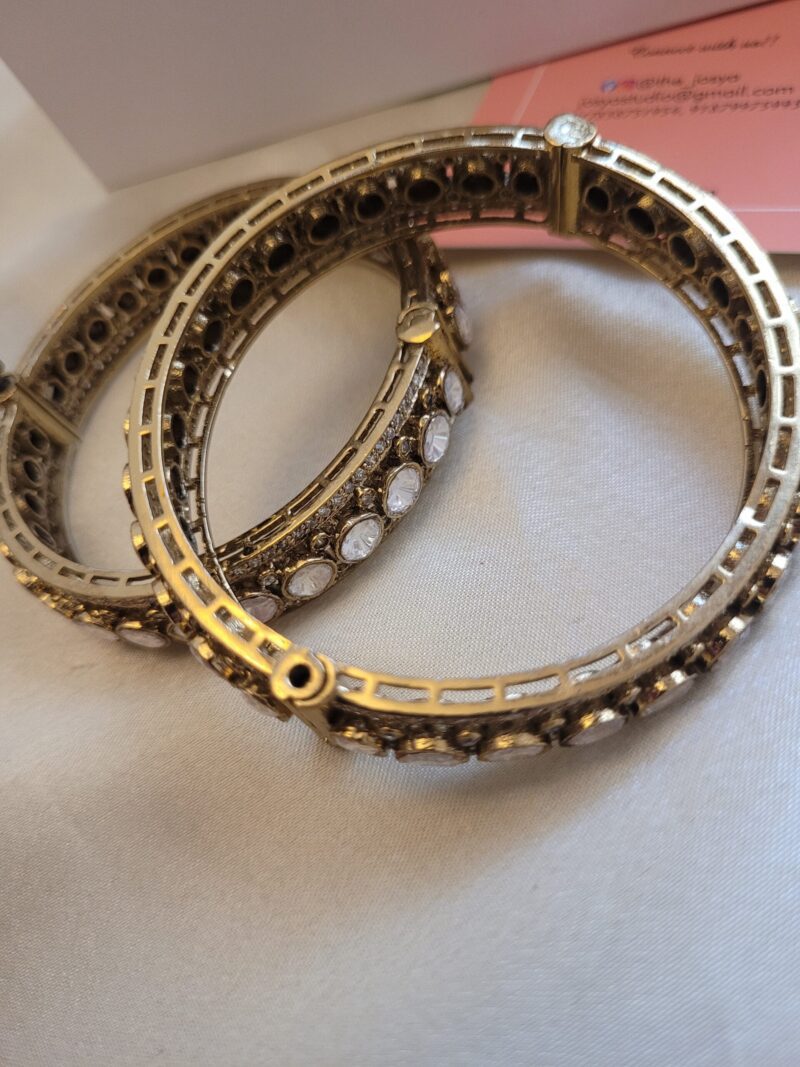 Veda Polki Bangles - Image 3