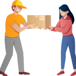 Step2 </br>Door Step Pickup & Drop Get your jewellery pickup and dropped at your doorstep.