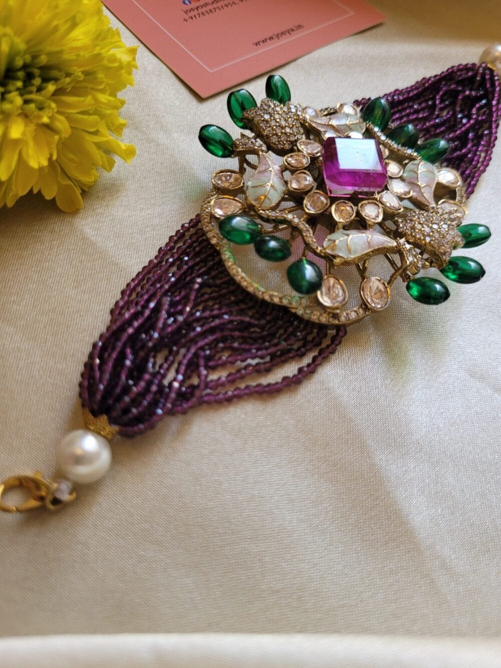 Bhavya Polki Bracelet - Image 4