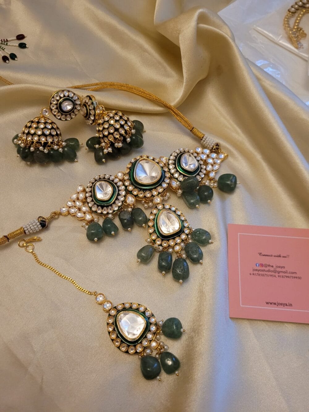 Adhishri Polki Choker Set