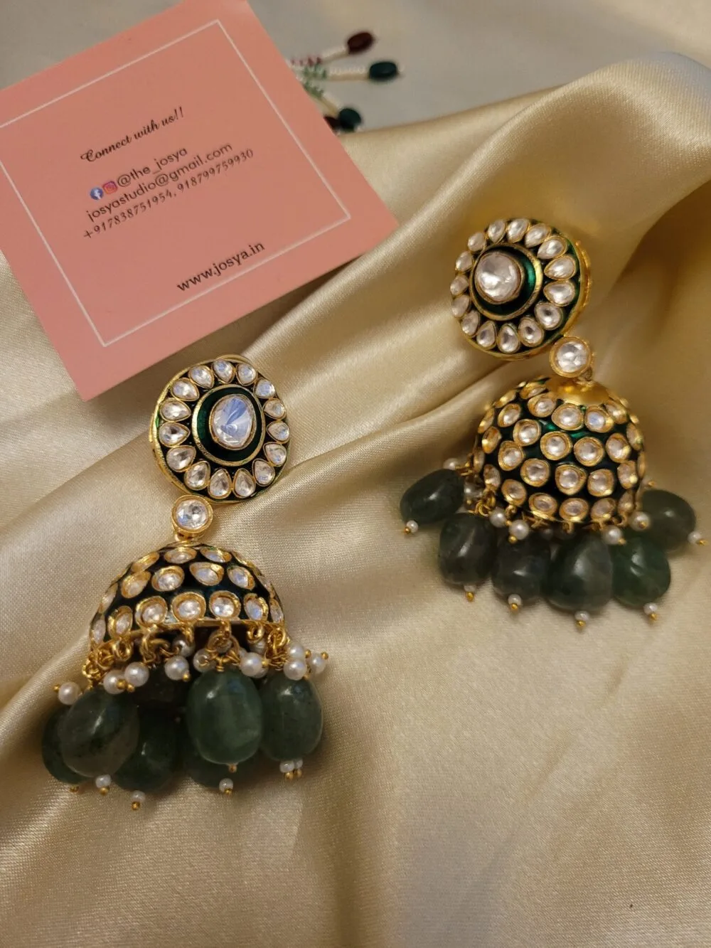 Adhishri Polki Choker Set - Image 8