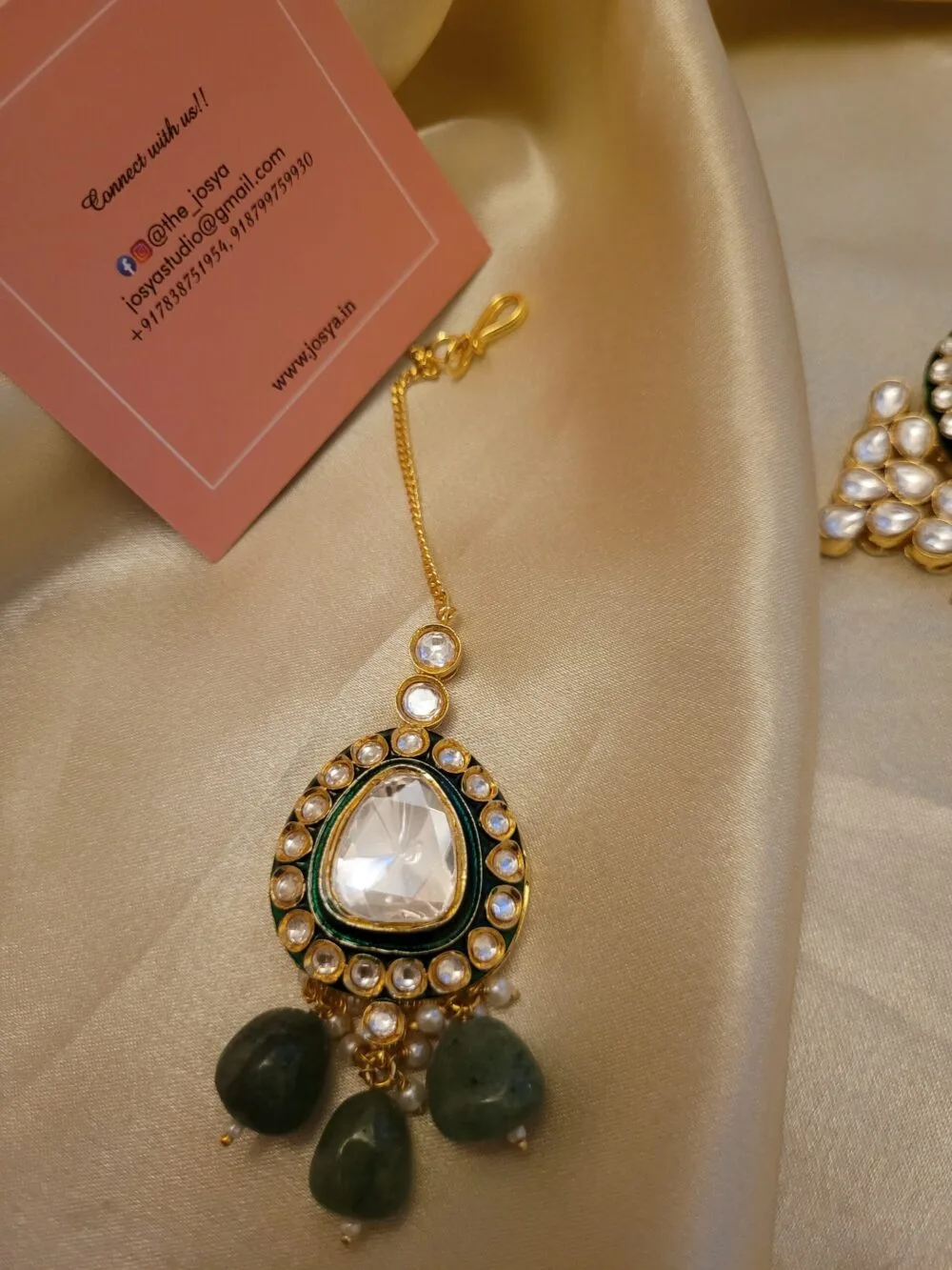Adhishri Polki Choker Set - Image 6