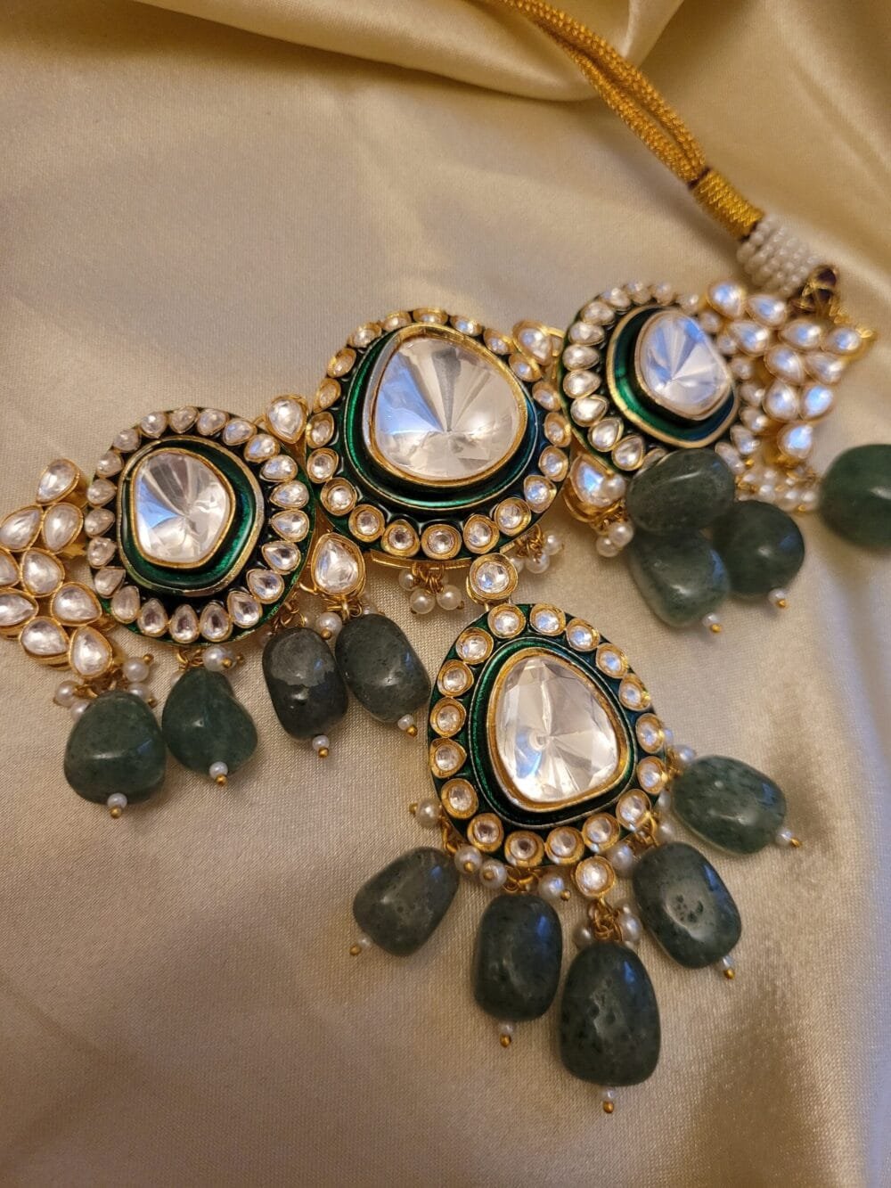 Adhishri Polki Choker Set - Image 5