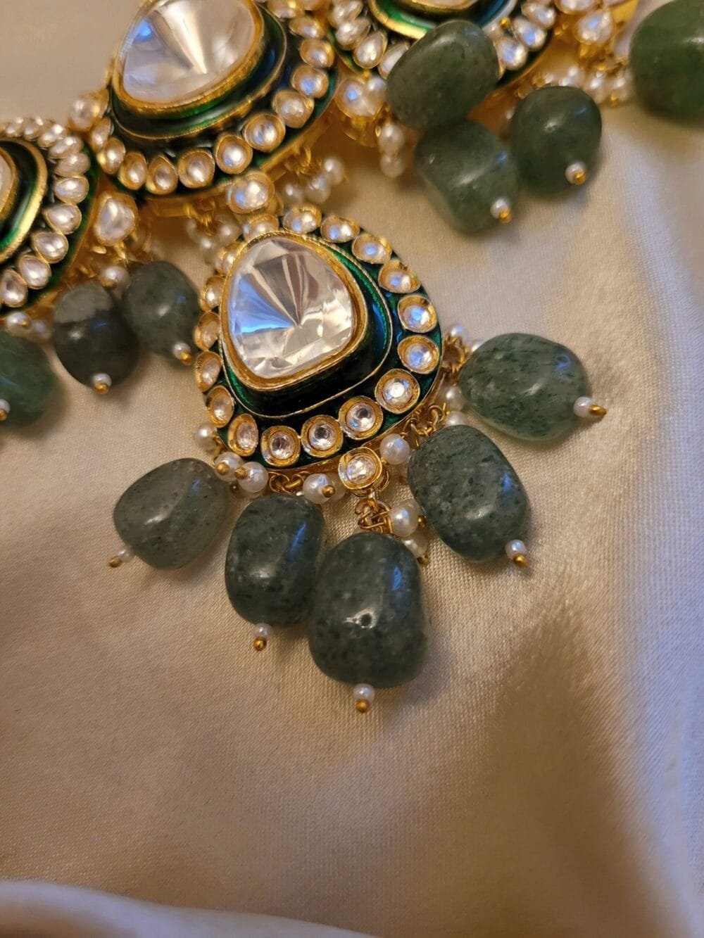Adhishri Polki Choker Set - Image 10