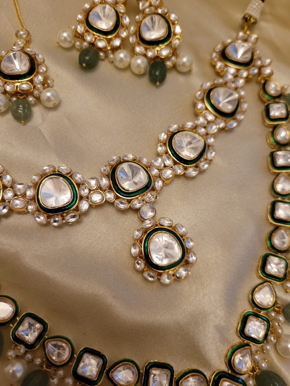 Raha Polki Necklace Set - Image 6