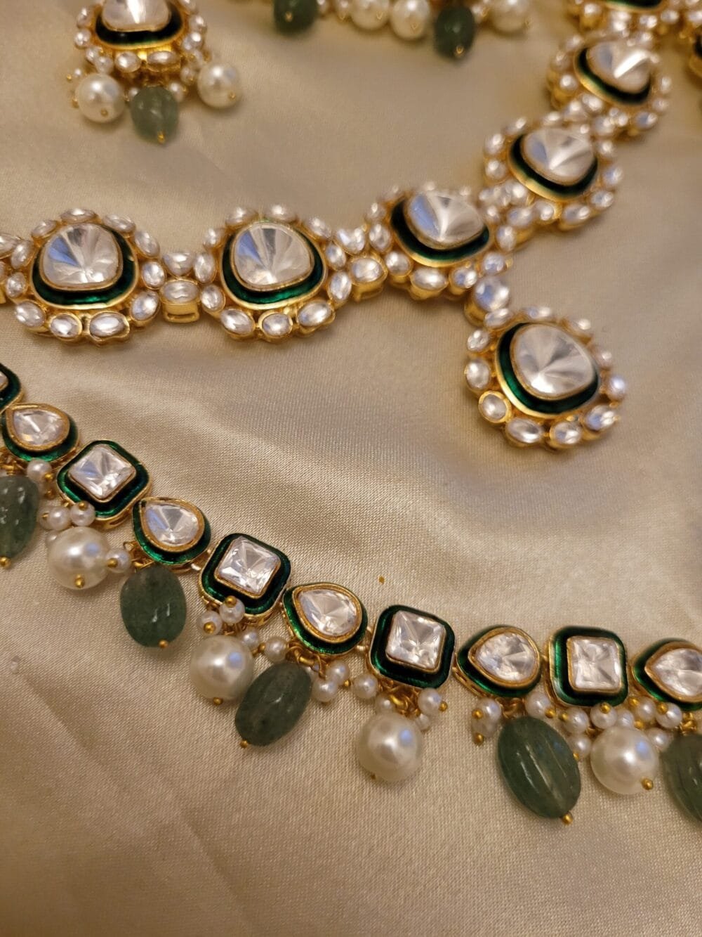 Raha Polki Necklace Set - Image 7