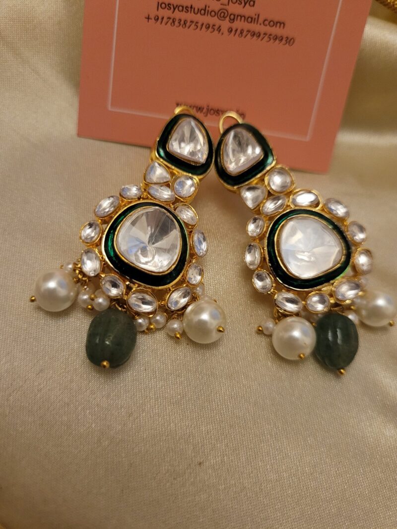 Kamaya Polki Bridal Combo Set - Image 11