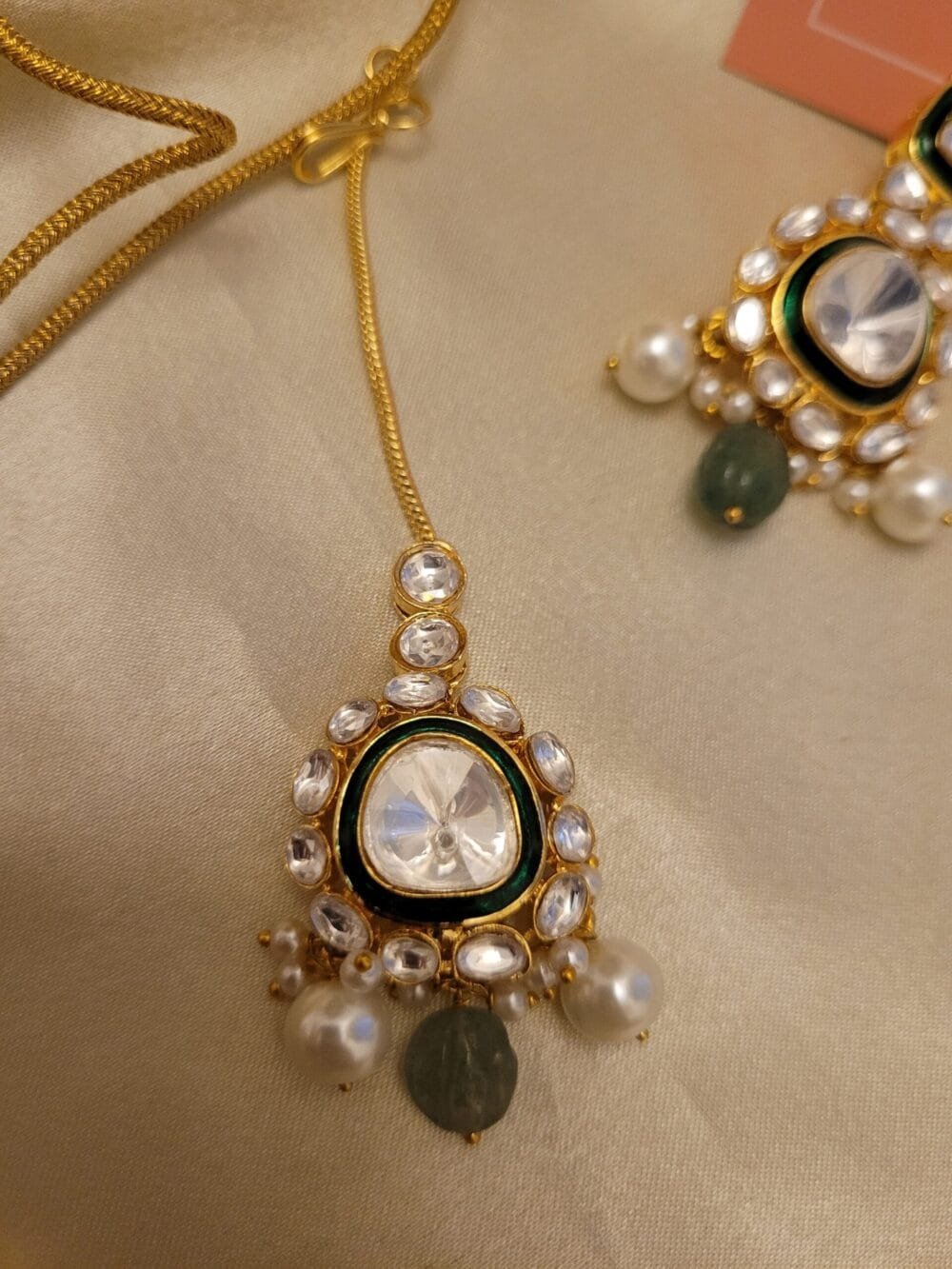 Raha Polki Necklace Set - Image 10