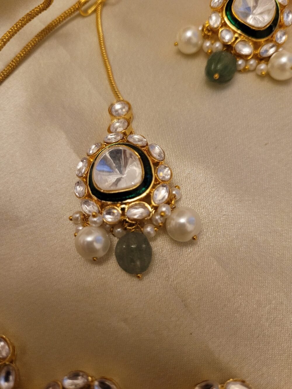 Kamaya Polki Bridal Combo Set - Image 12