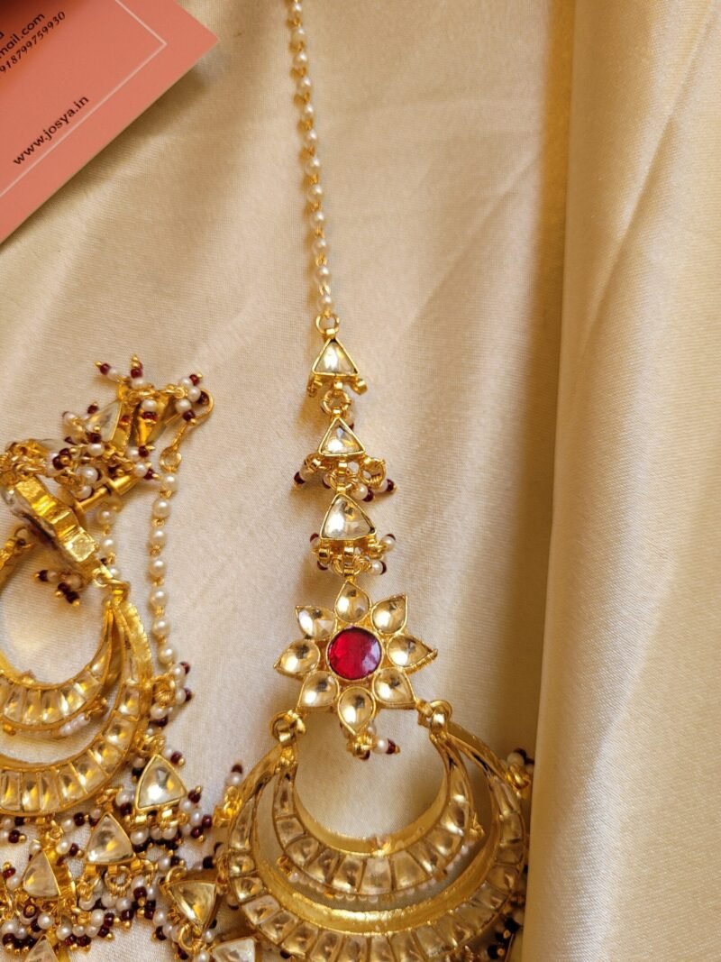 Udyati Kundan Chandbali - Image 4
