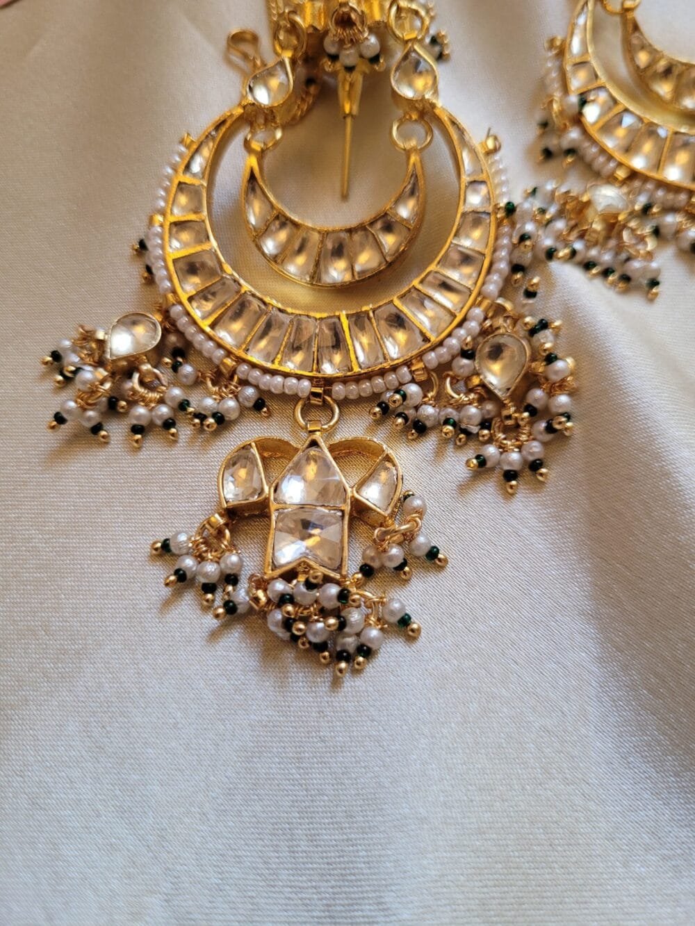 Varya Kundan Chandbali - Image 3