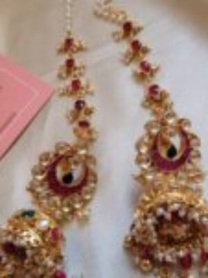 Udgita Kundan Jhumka Earrings