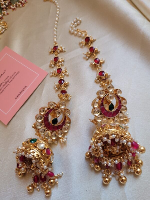 Udgita Kundan Jhumka Earrings