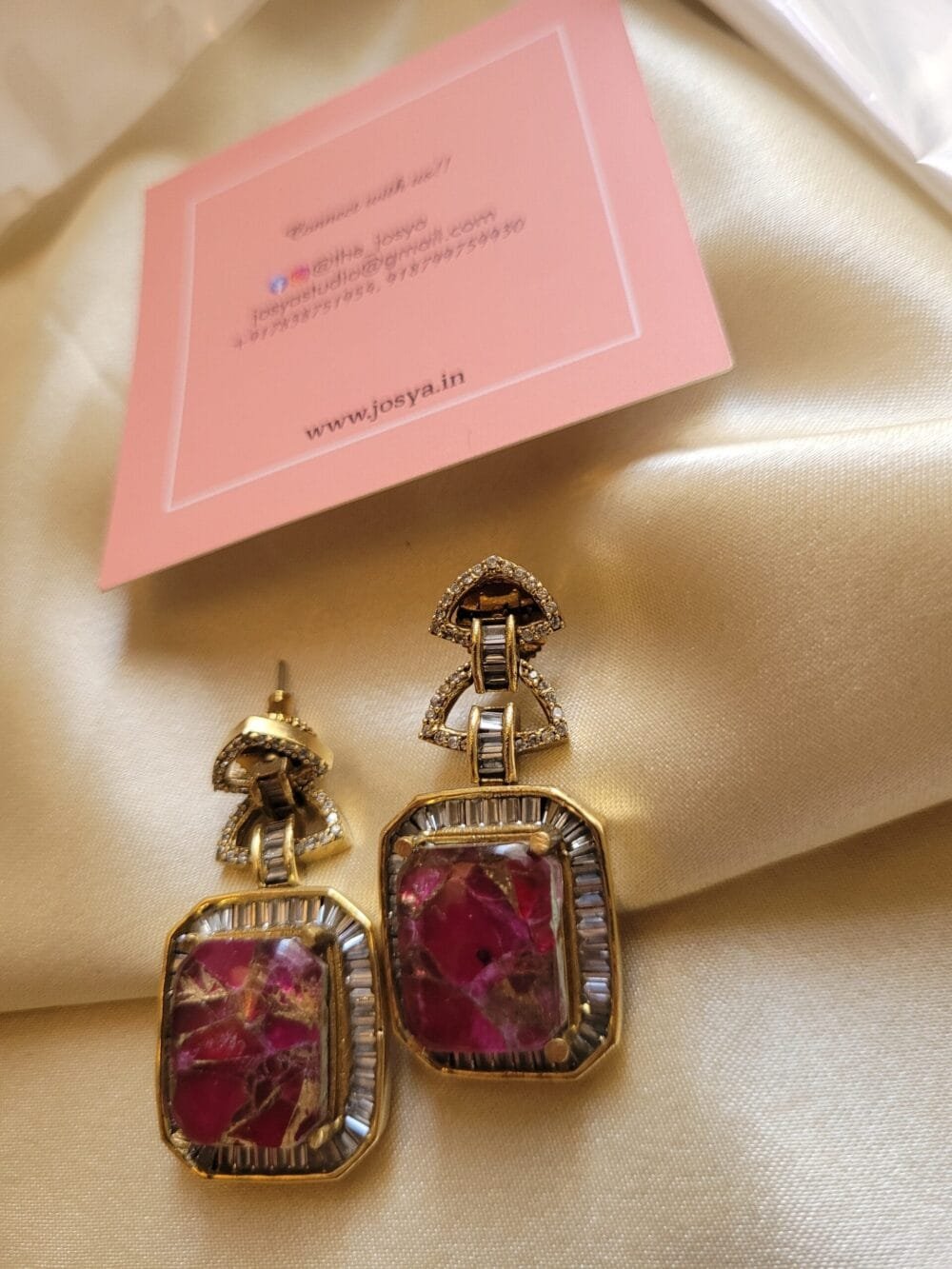 Ria Diamond Earrings - Image 2