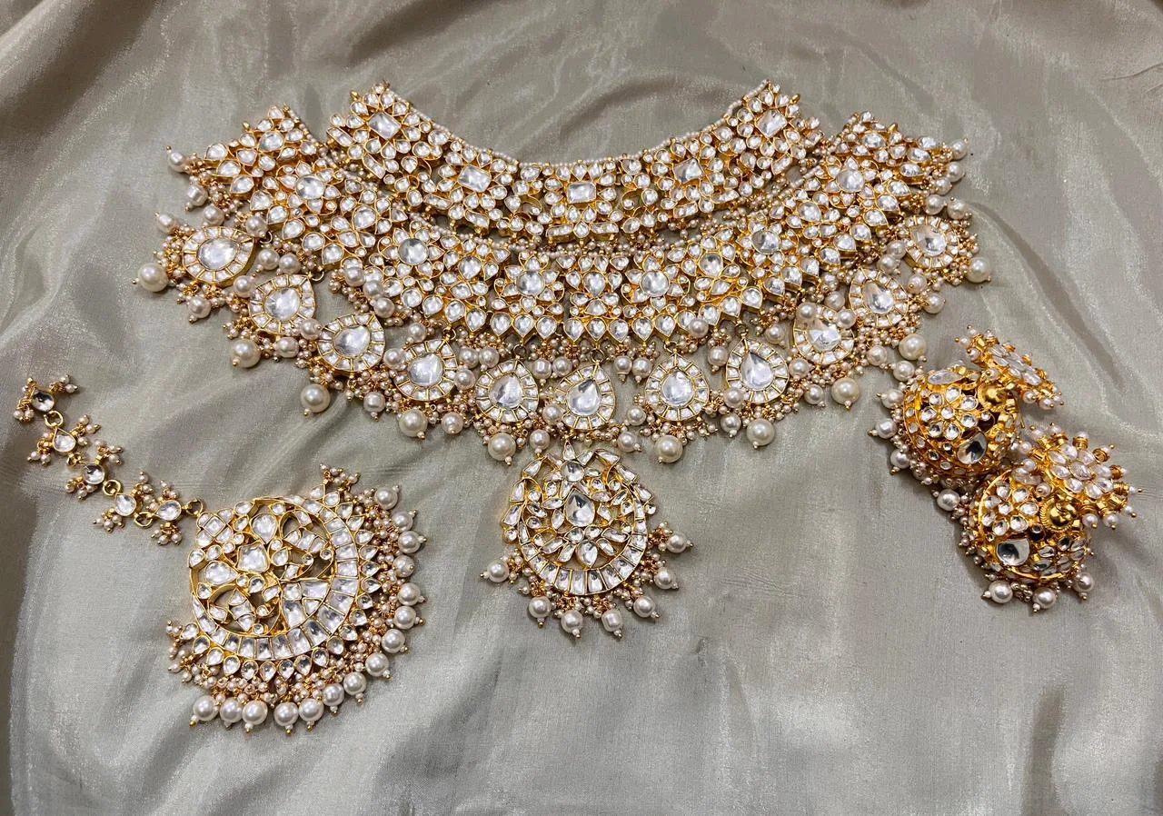 Alia Bridal  Kundan Choker set (MADE ON ORDER)