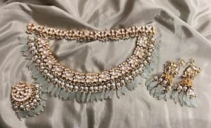 Madhavi Kundan Necklace set (MADE ON ORDER)