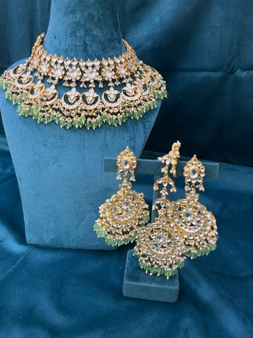 Falguni Kundan Necklace set (MADE ON ORDER)