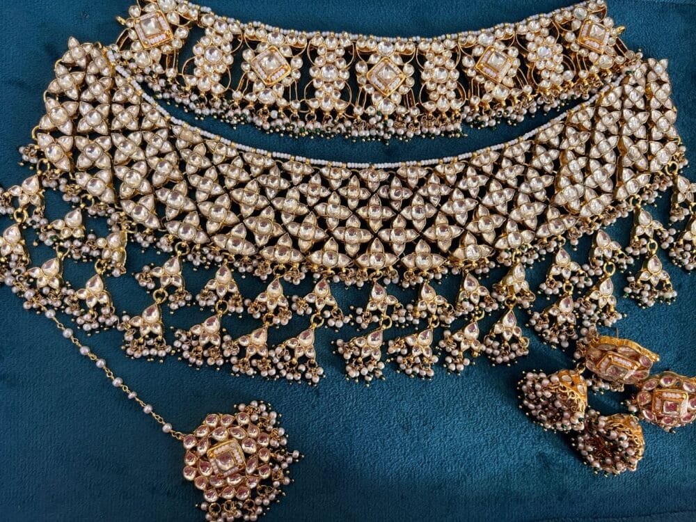 Ati Kundan Bridal   Necklace set (MADE ON ORDER)