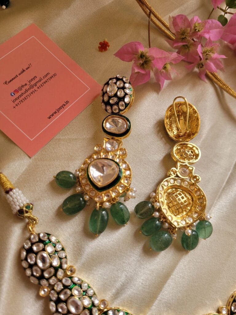 Brinda Bridal Polki Anklets
