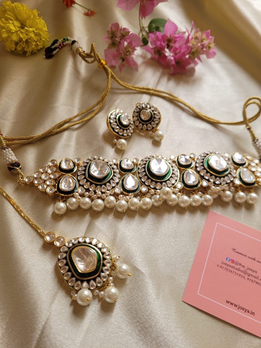 Ishya Polki Choker Set - Image 2