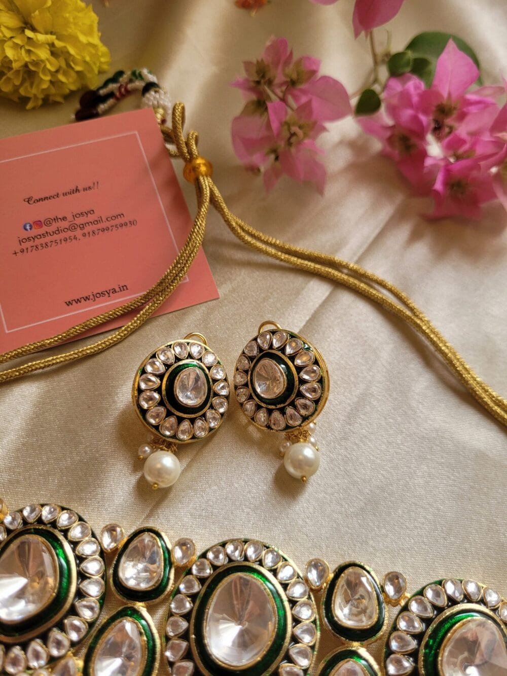 Ishya Polki Choker Set - Image 3
