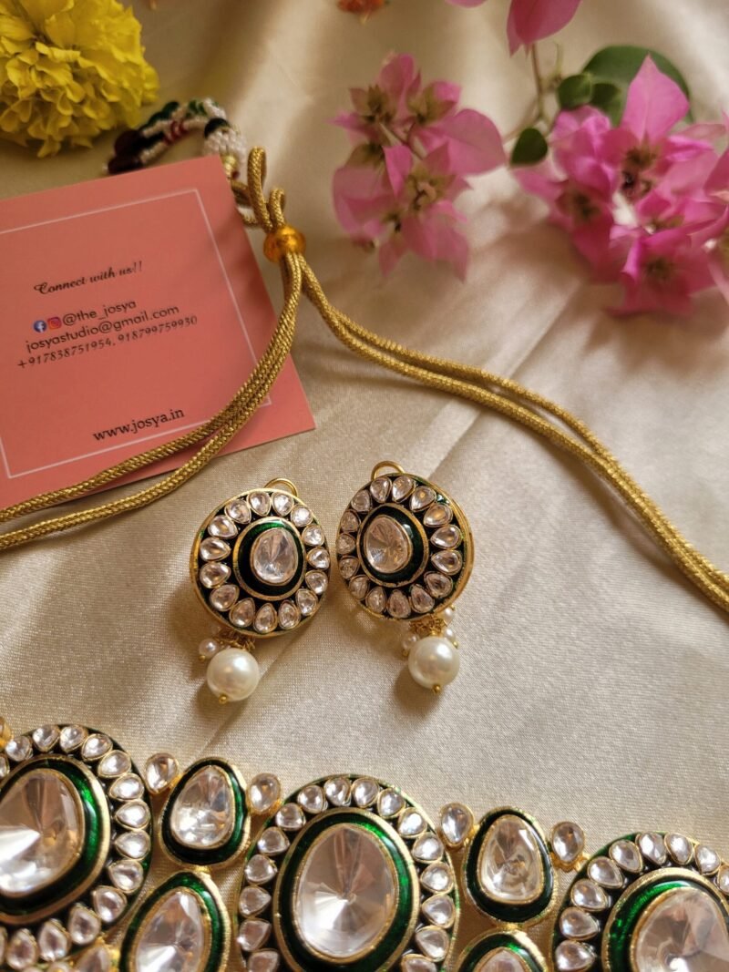 Ishya Polki Choker Set - Image 3