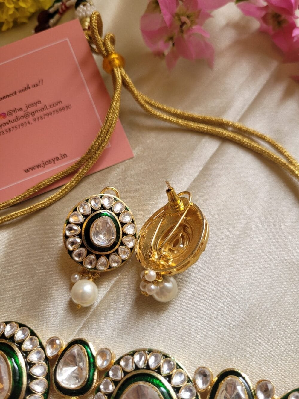 Ishya Polki Choker Set - Image 4