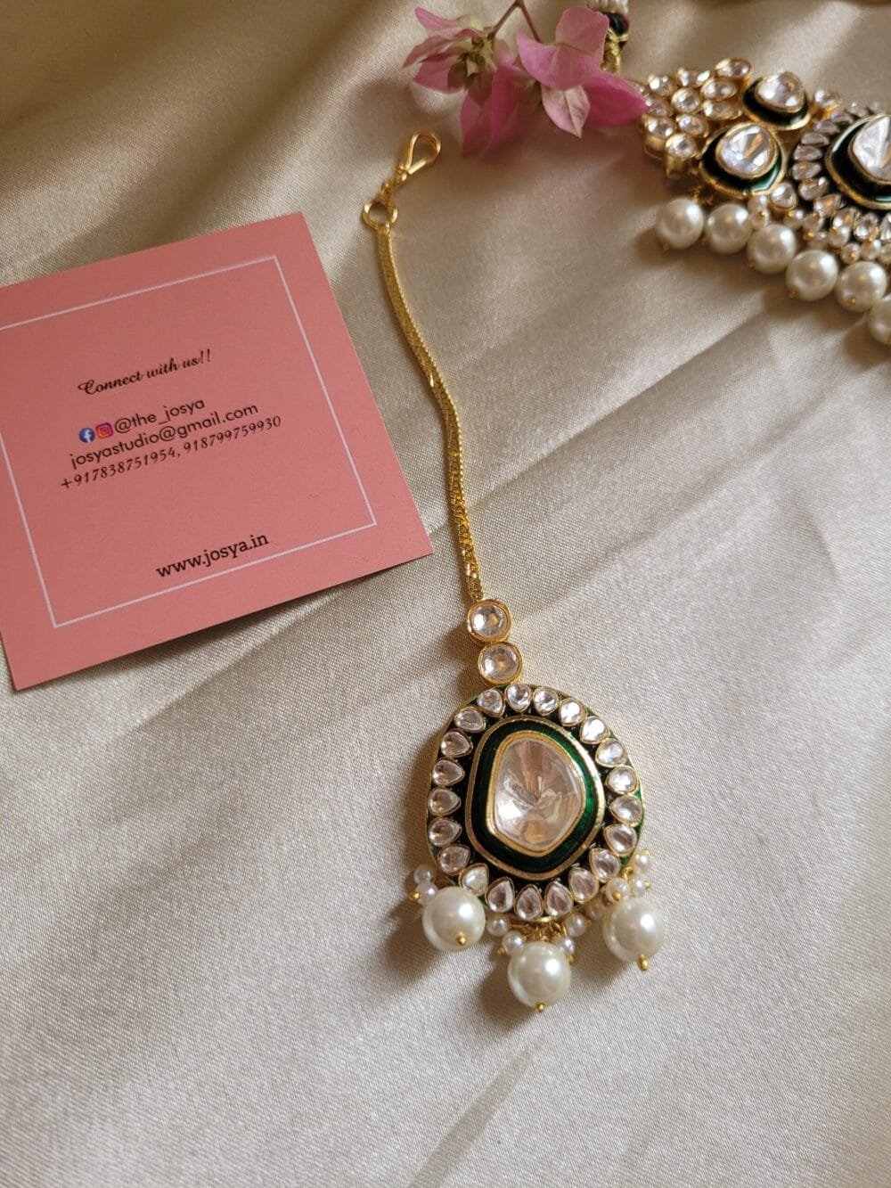 Ishya Polki Choker Set - Image 5