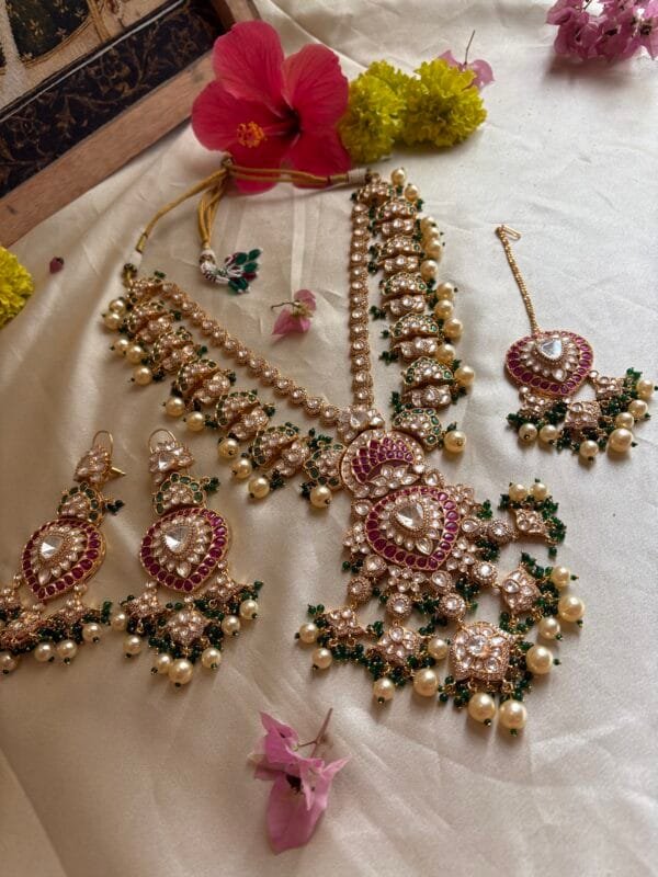 Srida Polki Bridal Necklace Set