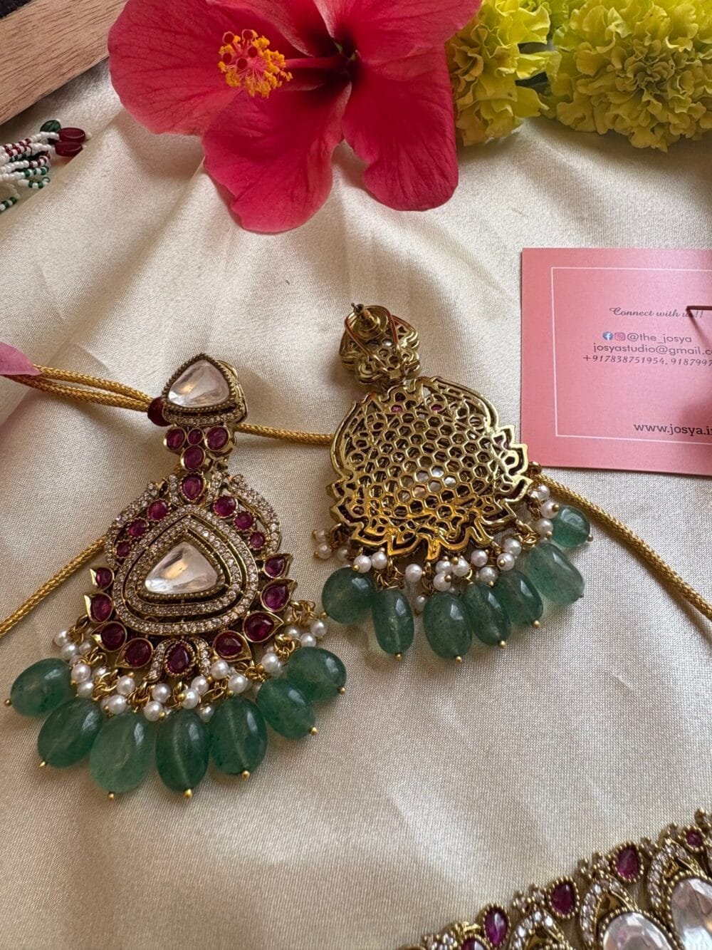 Giva Polki Choker Set - Image 4