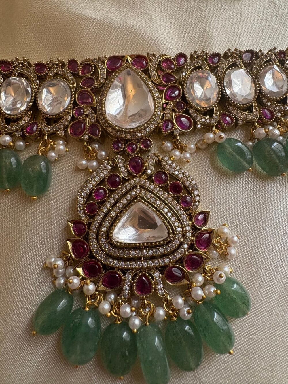 Giva Polki Choker Set - Image 7