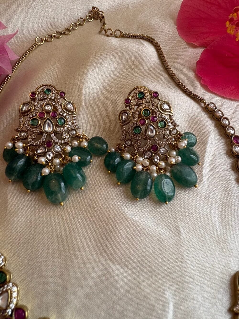 Harini Polki Necklace set - Image 6