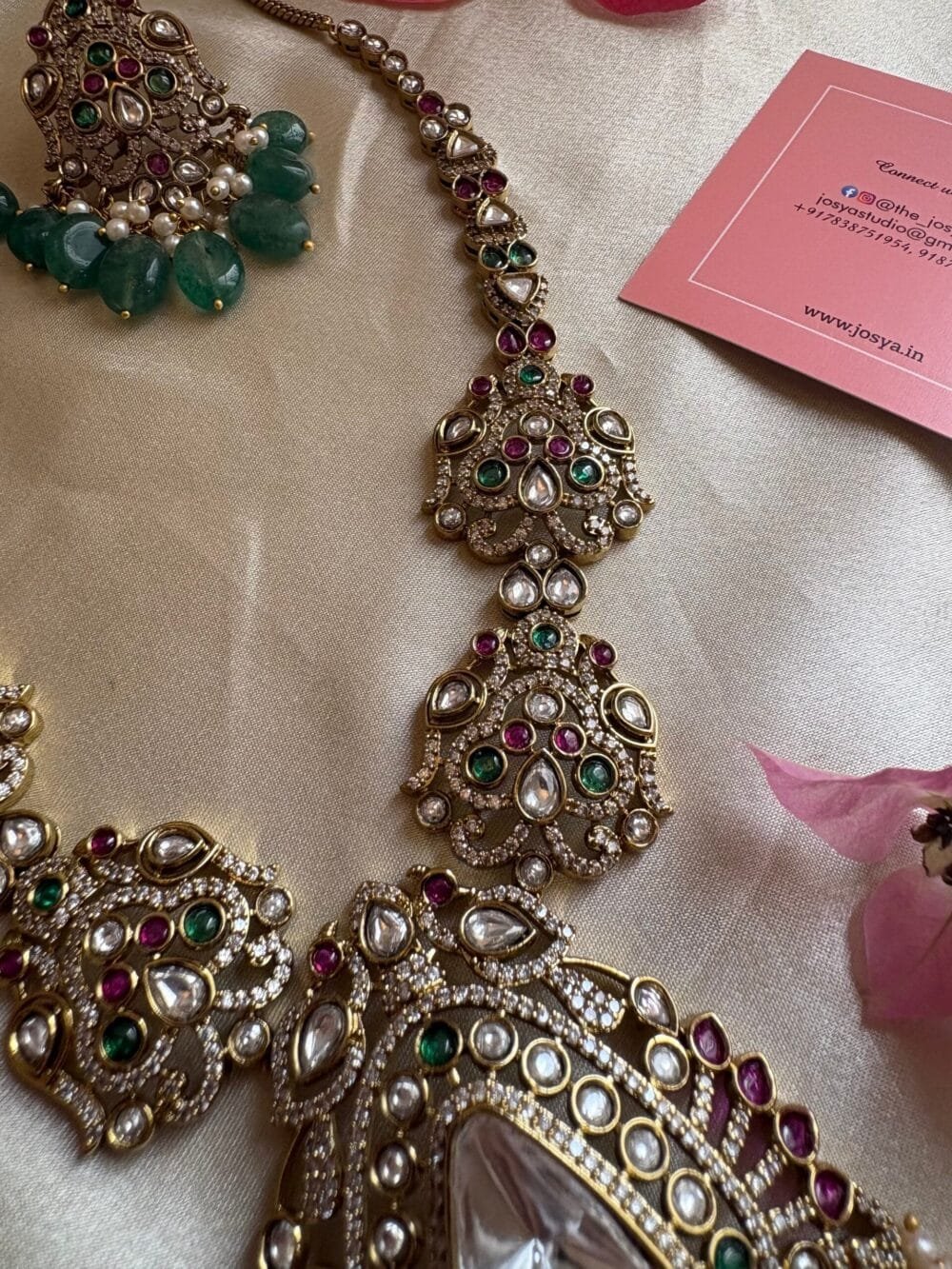 Harini Polki Necklace set - Image 2