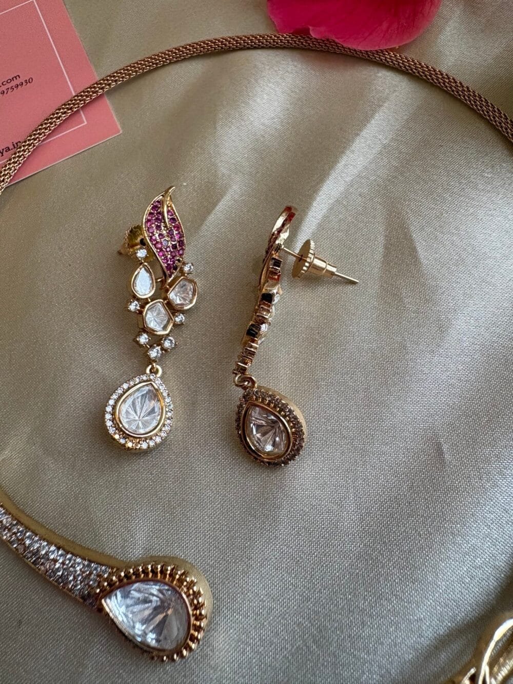 Madhulika Hasli Necklace Set - Image 4
